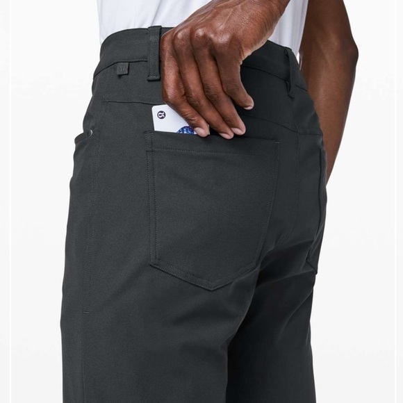 Lululemon ABC Pant Slim Warpstreme Black M5704S Size 30 - Picture 11 of 13